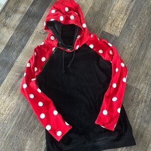 Double hooded sweatshirt